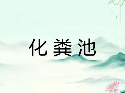 化粪池