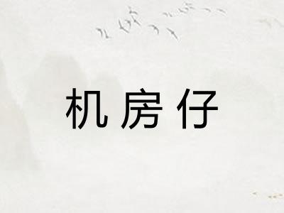 机房仔