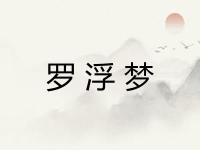 罗浮梦