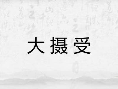 大摄受