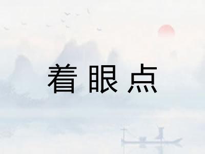 着眼点
