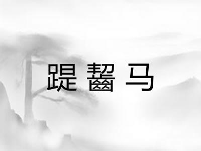 踶齧马