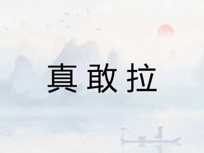 真敢拉
