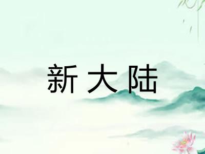 新大陆