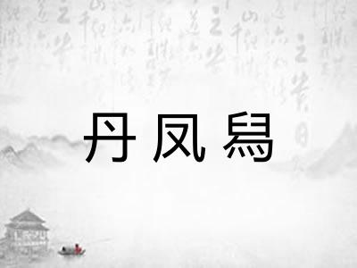 丹凤舄