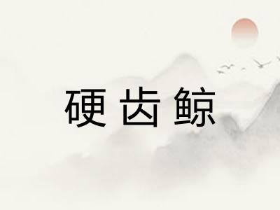 硬齿鲸