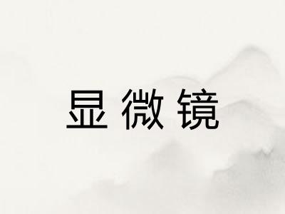 显微镜