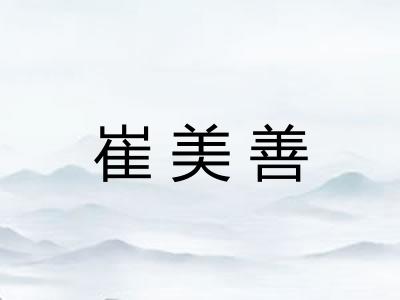 崔美善