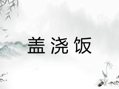 盖浇饭