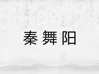 秦舞阳