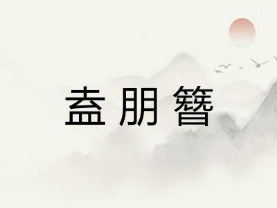 盍朋簪