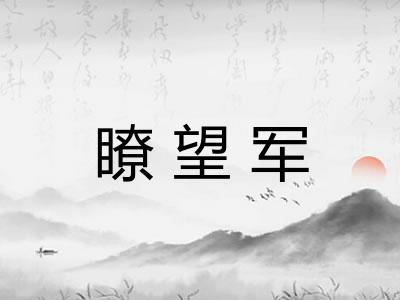 瞭望军