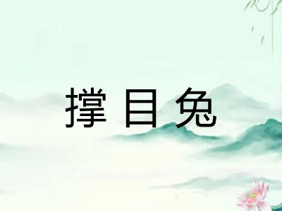 撑目兔