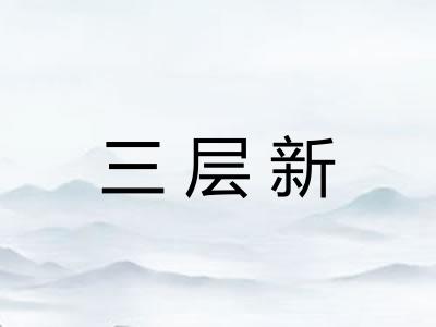 三层新