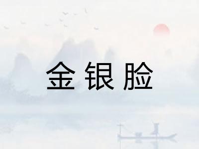 金银脸