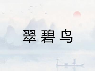 翠碧鸟