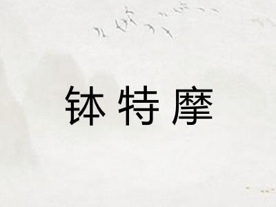 钵特摩