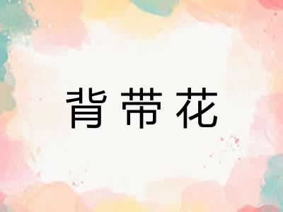 背带花 背带花