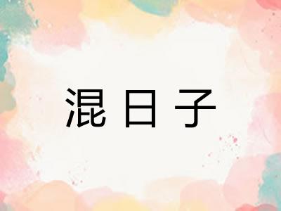 混日子