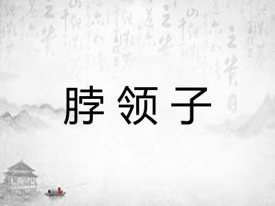 脖领子