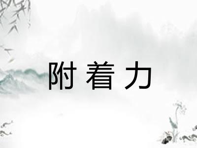 附着力