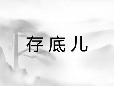 存底儿