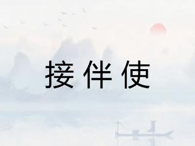 接伴使
