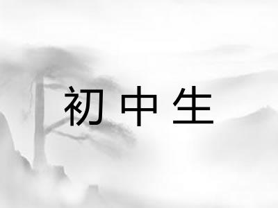 初中生 初中生