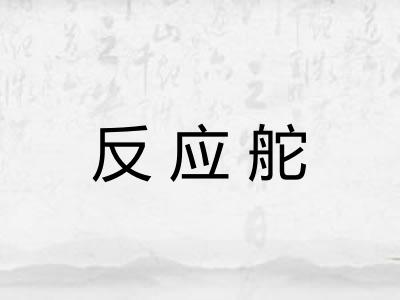 反应舵