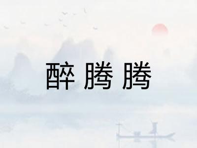 醉腾腾