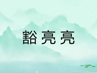 豁亮亮
