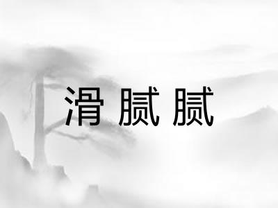 滑腻腻