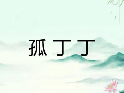 孤丁丁