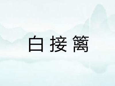 白接篱