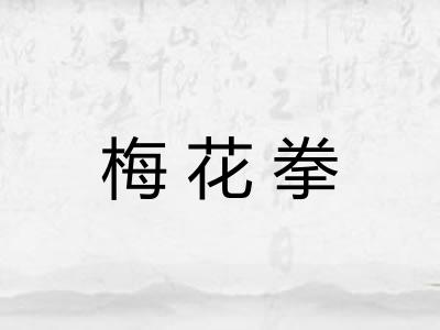 梅花拳