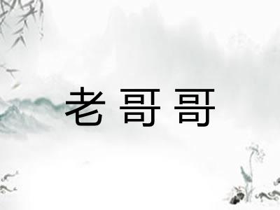 老哥哥 老哥哥