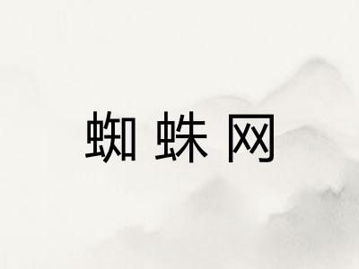 蜘蛛网