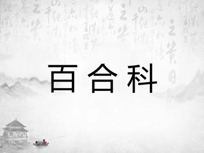 百合科