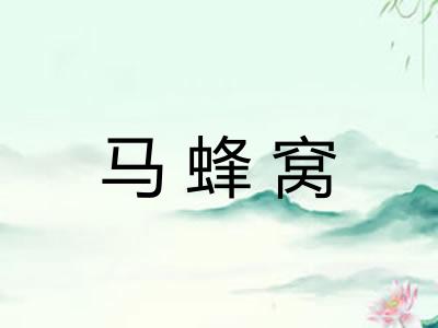 马蜂窝
