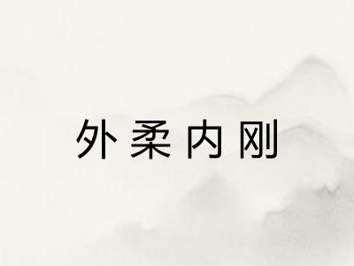 外柔内刚