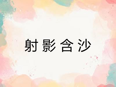 射影含沙