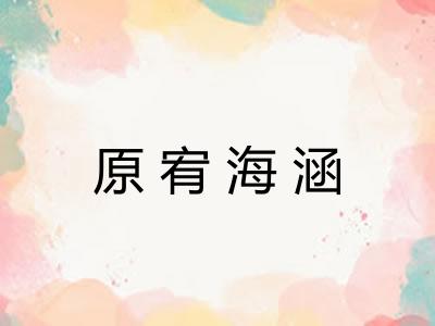 原宥海涵
