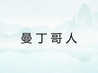 曼丁哥人