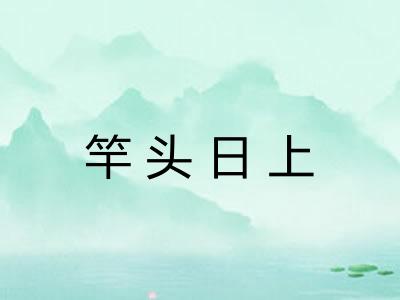 竿头日上