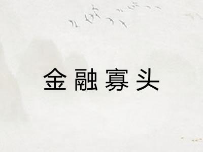 金融寡头