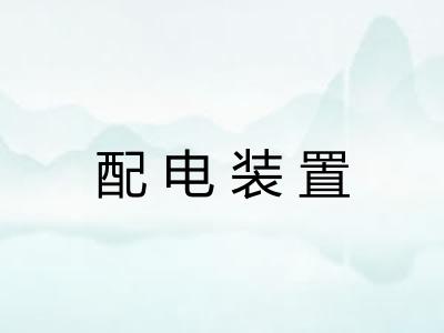 配电装置