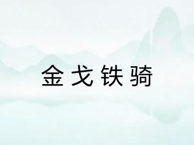 金戈铁骑