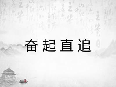 奋起直追