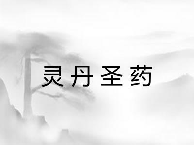 灵丹圣药