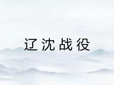 辽沈战役